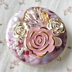 Embellished Pop Socket Pink